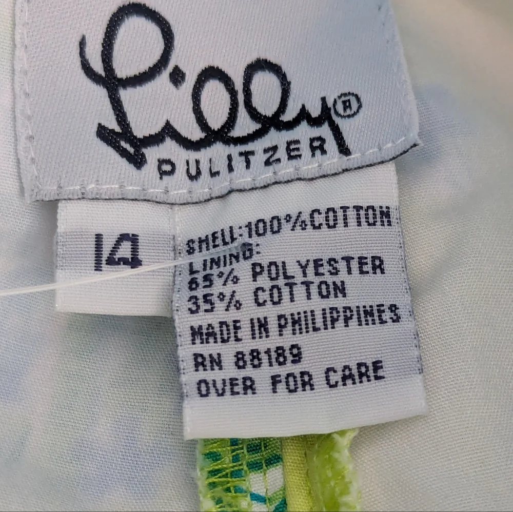Lilly Pulitzer Cruisin Woody Car Beach Pants with Monkeys Lions & Giraffes